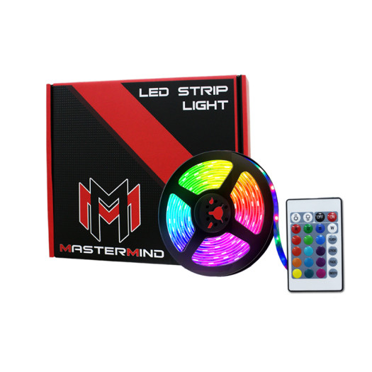 Mastermind LED Strip light Multi-Color RGB – 5m (Plug Type)